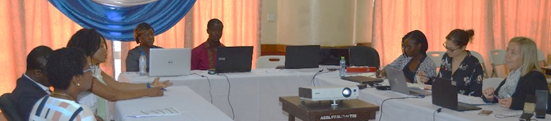 Meeting with representatives from IDI, SAI Sierra Leone, and AFROSAI-E
