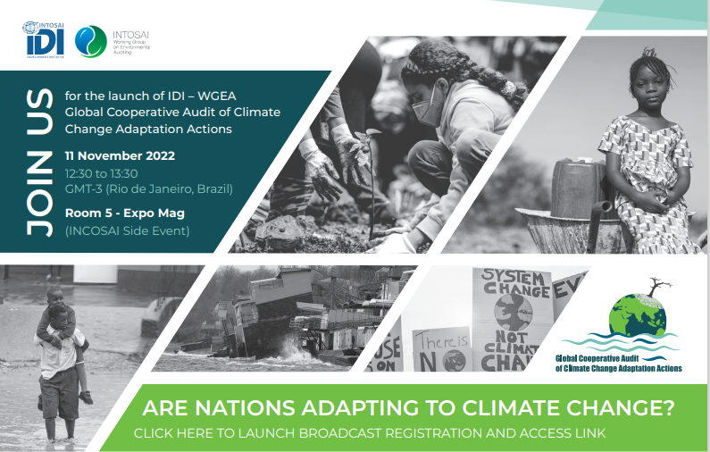 Launch of IDI’s Global Cooperative Audit of Climate Change Adaptation Actions