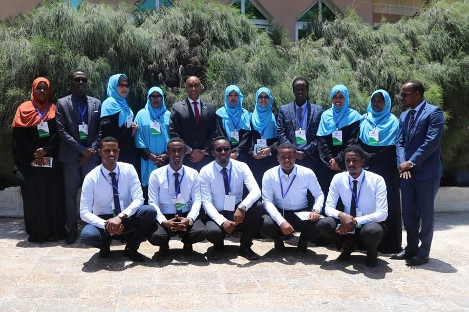 OAGS organizing team for the stakeholder seminar in Mogadishu in August 2019