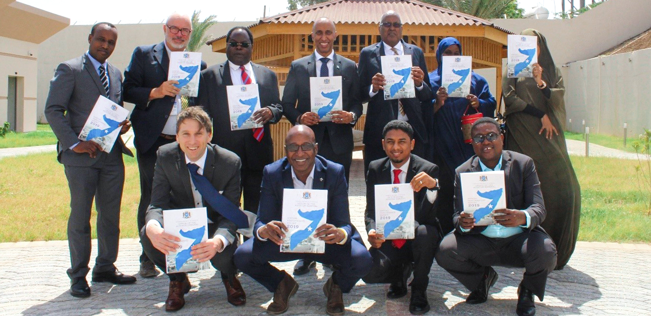 Annual meeting in Mogadishu, February 2020, celebrating the release of the Annual Performance Report