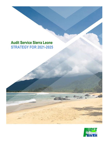 SAI Sierra Leone Strategy for 2021-2025 cover