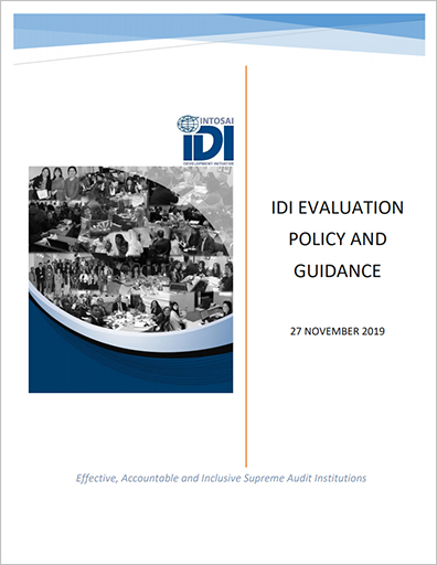 IDI Evaluation Policy and Guidance Cover