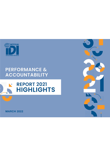 IDI Performance and Accountability Report 2021 Highlights Cover