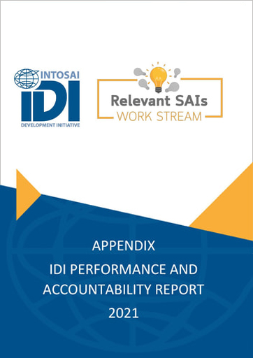 IDI Performance and Accountability Report 2021 Appendix: Relevant SAIs Cover