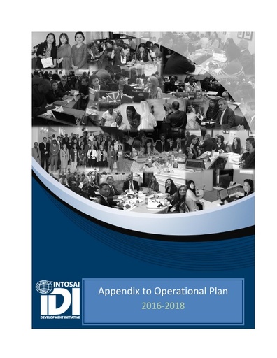 Appendix to IDI Operational Plan 2016-2018