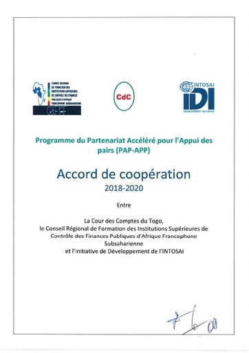 Signed Cooperation Agreement Togo
