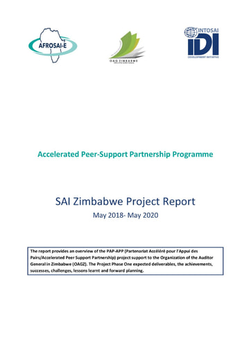 SAI Zimbabwe PAP-APP Phase 1 Project Report (2018-2020)