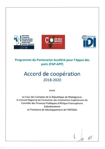 Signed Cooperation Agreement Madagascar