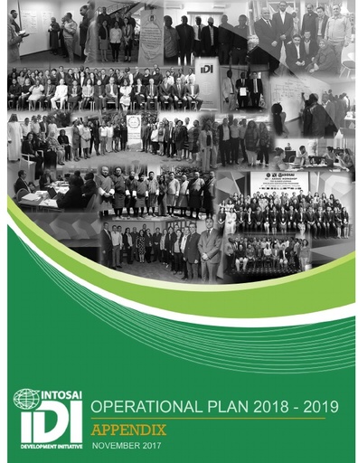 IDI Operational Plan Appendix 2018-2019