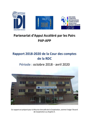 SAI DRC PAP-APP Project Rapport (October 2018 - April 2020)