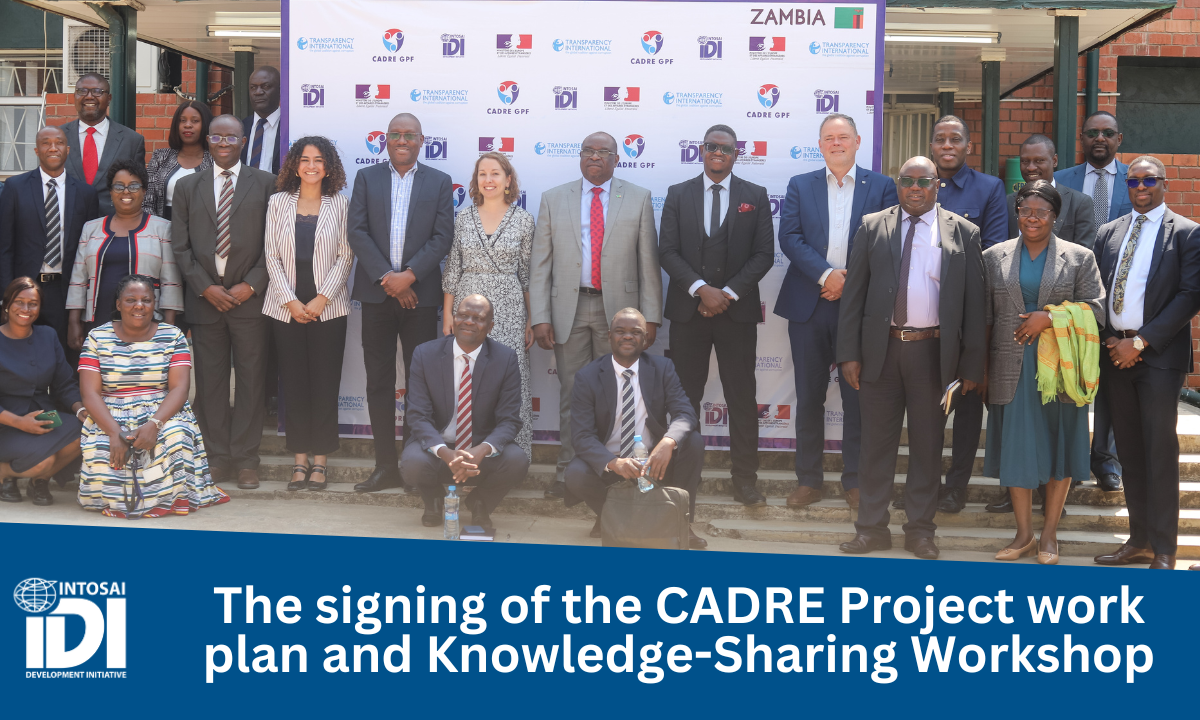 Signing of CADRE Project work plan and Knowledge-Sharing Workshop