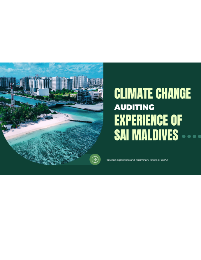4 1 Climate change audit experience (SAI Maldives)