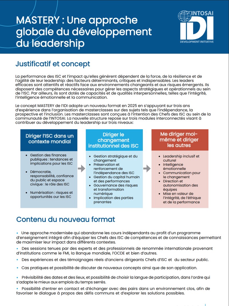 Concept note Mastery 2025 2027 FR