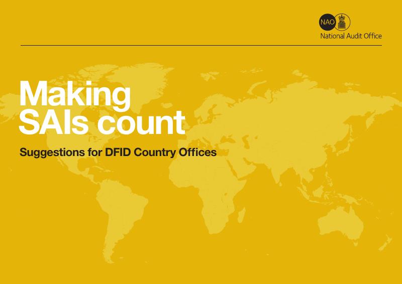 Making SAIs Count: Suggestions for DFID Country Offices