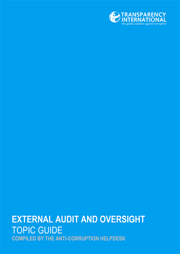 External Audit and Oversight Topic Guide