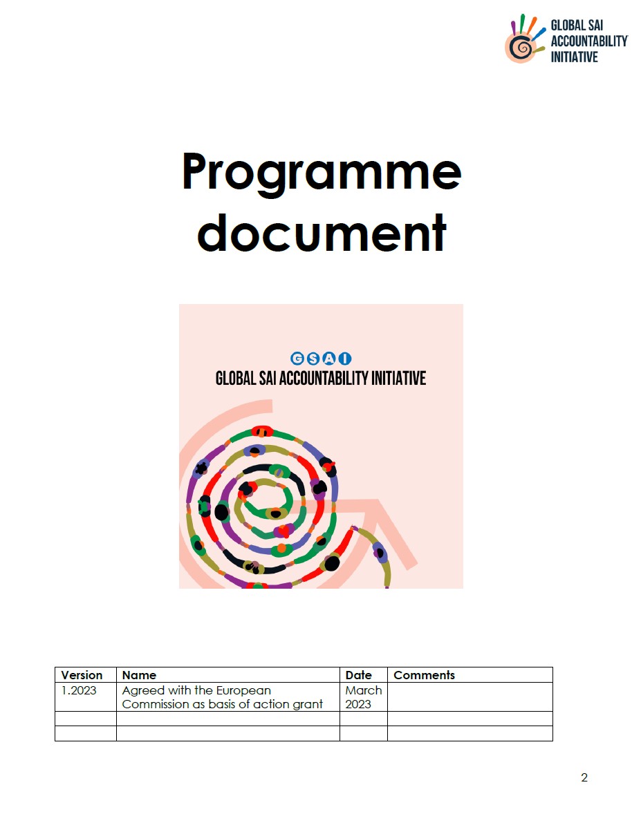 GSAI Programme document 2023