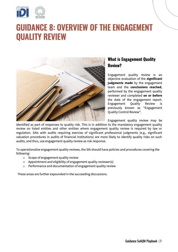 8  Engagement Quality Review