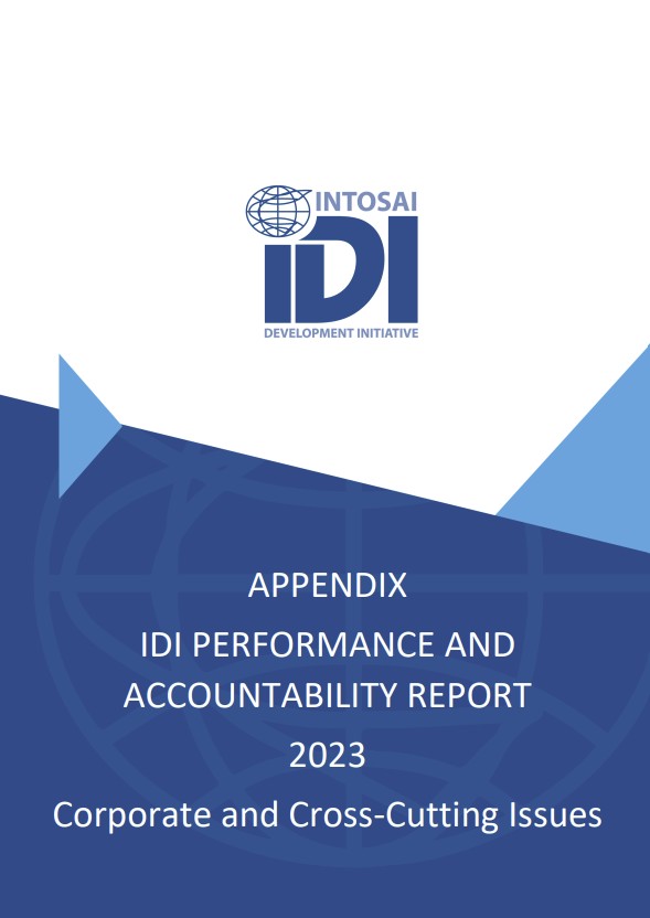 IDI Performance and Accountability Report 2023 Appendix: Corporate and Cross-Cutting Issues