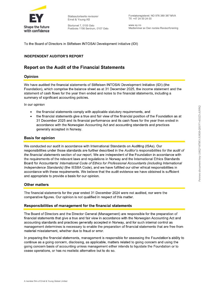 Independent Auditor’s Report 2025
